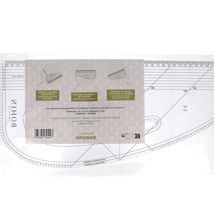 MULTIFUNCTION CURVE RULER - BLISTER - 62549