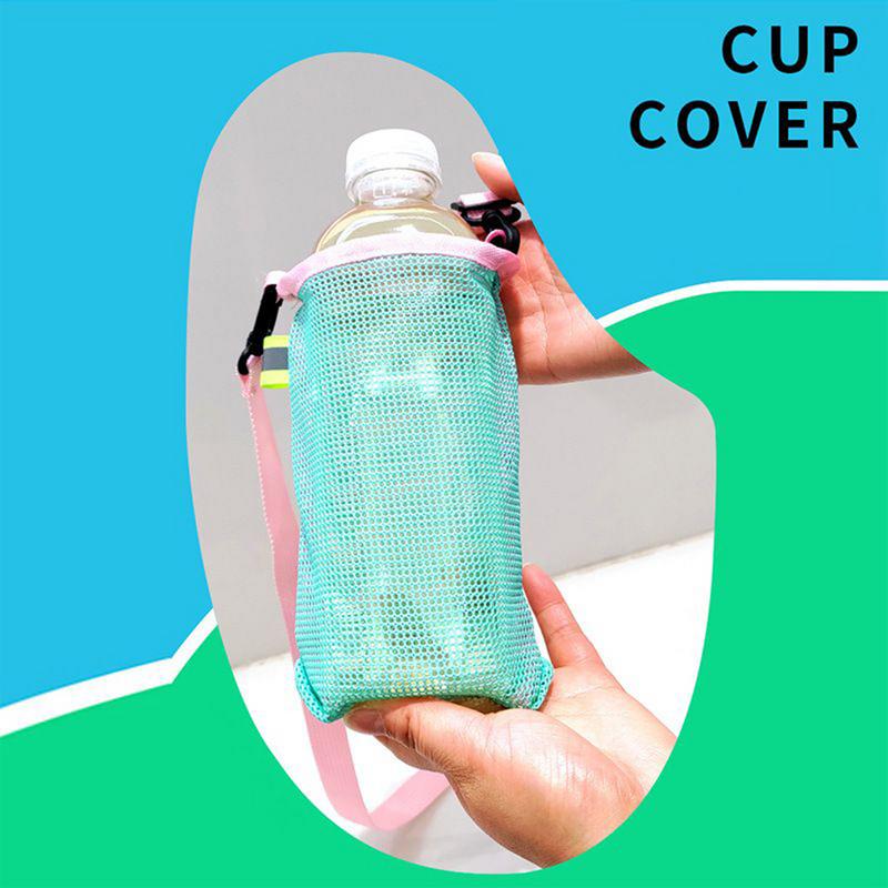 Water Bottle Bag Bottle Carrying Pouch Set Of 6 Drinking Container Pouch With Adjustable Strap For Cycling Picnic