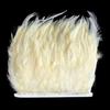 10 Meter Fluffy Rooster Feather Ribbion Fringe 8-13CM Tassless Crafts Dress Decoration Natural Colored Chicken Plumes Accessories
