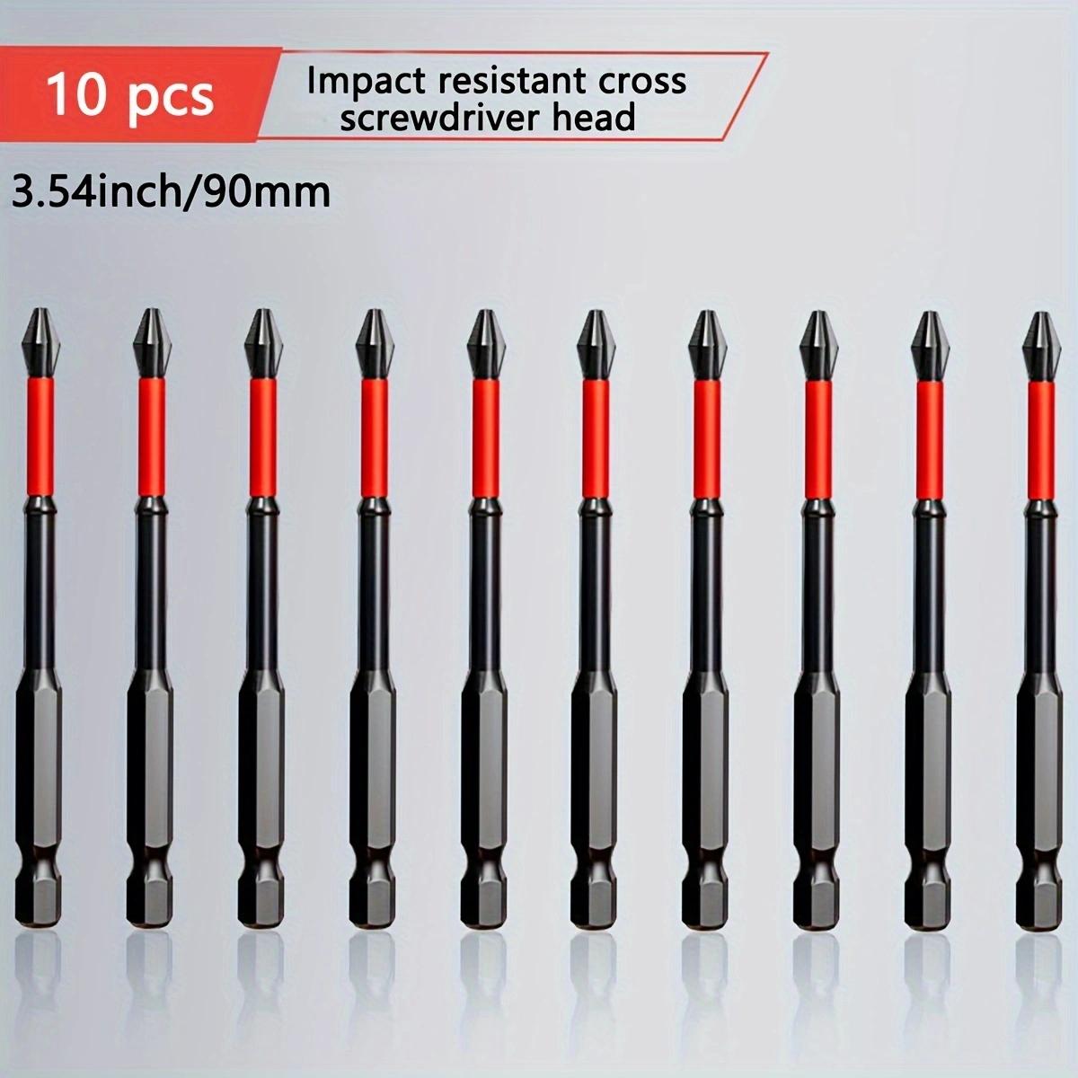 

10 шт. Крестообразные Сильные Магнитные Нескользящие Вольфрамовая сталь Высокая твердость Насадка для электрической отвертки Ручная дрель 25мм/50мм/65мм/