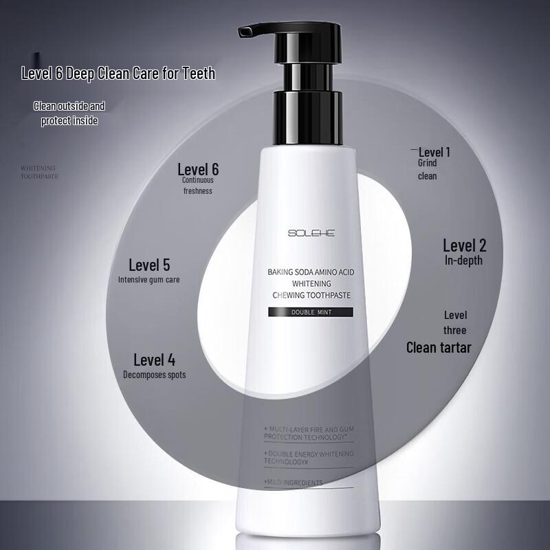 Whitening Toothpaste and Soft Bristle Toothbrush Set