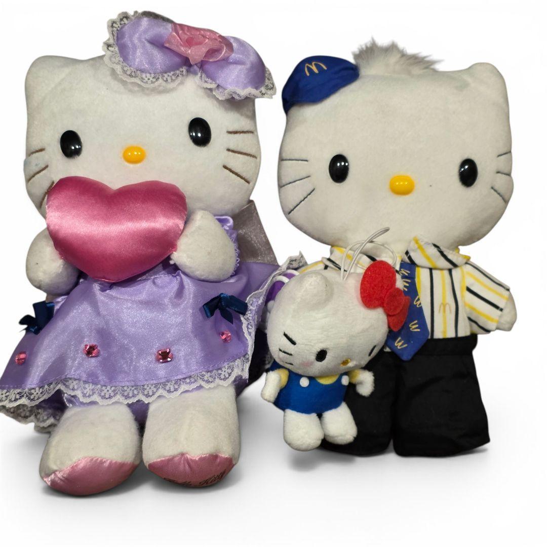 Hello Kitty stuffed toys 3 pieces bulk sale mascot Kitty Daniel
