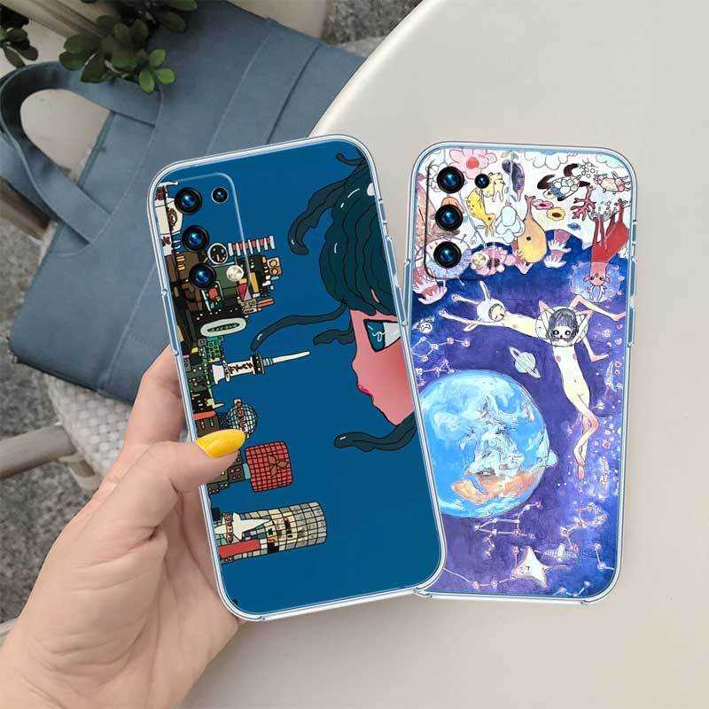 Aya Takano Case for Motorola E7 E22 E20 E13 E15 E22S E30 E40 G10 G20 G04 G22 G23 G05 G75 G35 G55 G6 G7 G8 G9 Plus Power Play