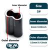 For Fishing Line Wire Crimps Sleeves Fishing Copper Sleeves Double Barrel Tube Fishing Fix Tube