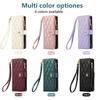 Crossbody Zipper Cards Solt Wallet Leather Rhombus Case for Samsung Galaxy Z Fold 7 6 5 4 3 5G Bag Pocket Long Lanyard Purse