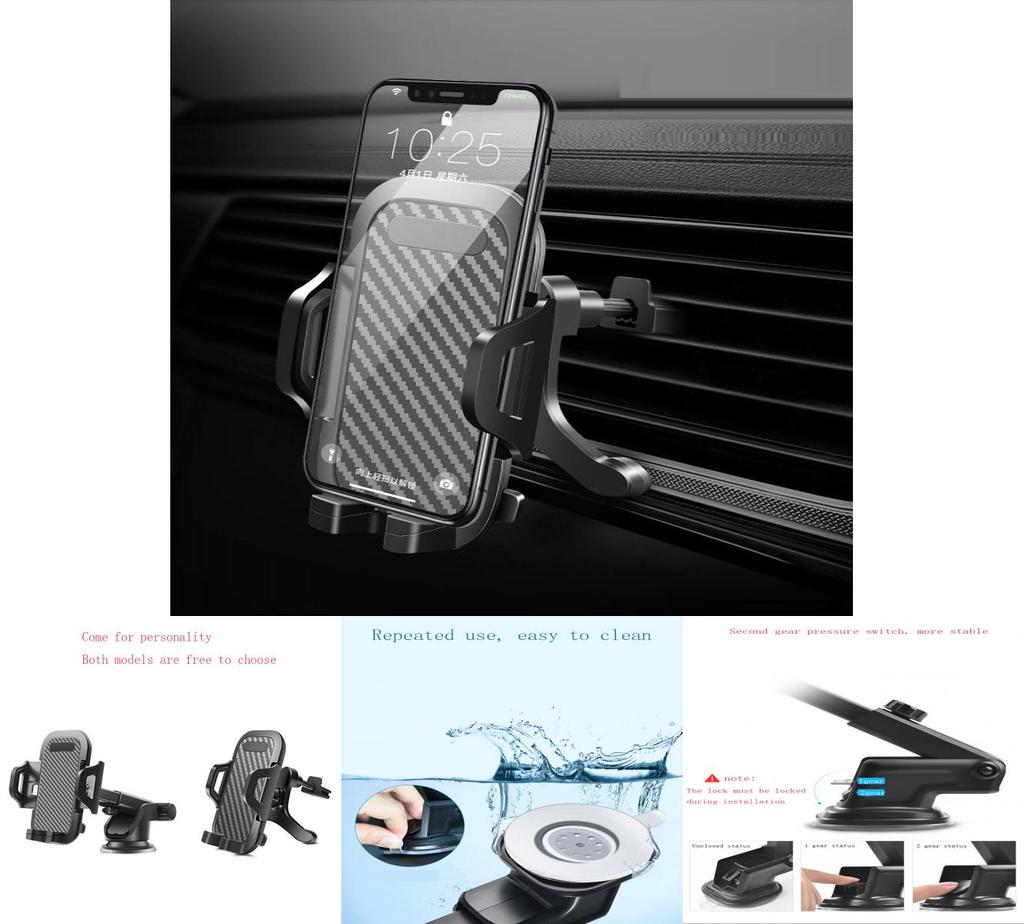 Hochwertige 360-Grad-Halterung Auto-Windschutzscheibenständer Für Mobiltelefone Ideal Für Alle Geräte 4 Bis 7 Zoll