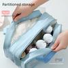 Women's Portable Cosmetic Storage Bag with Wet and Dry Separation, New Waterproof Travel Toiletry Bag