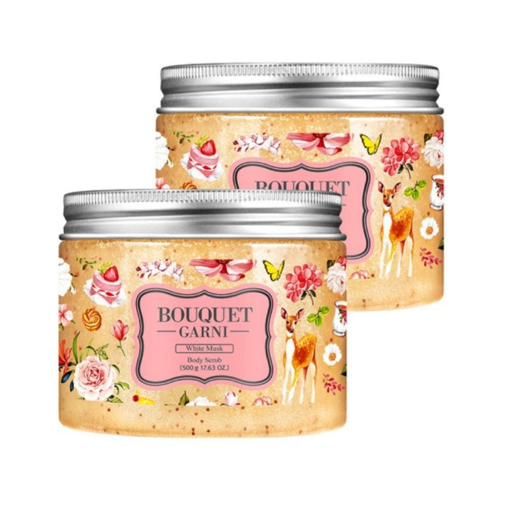 Bouquet Garni White Musk Body Scrub 500g*1Pc/2Pcs