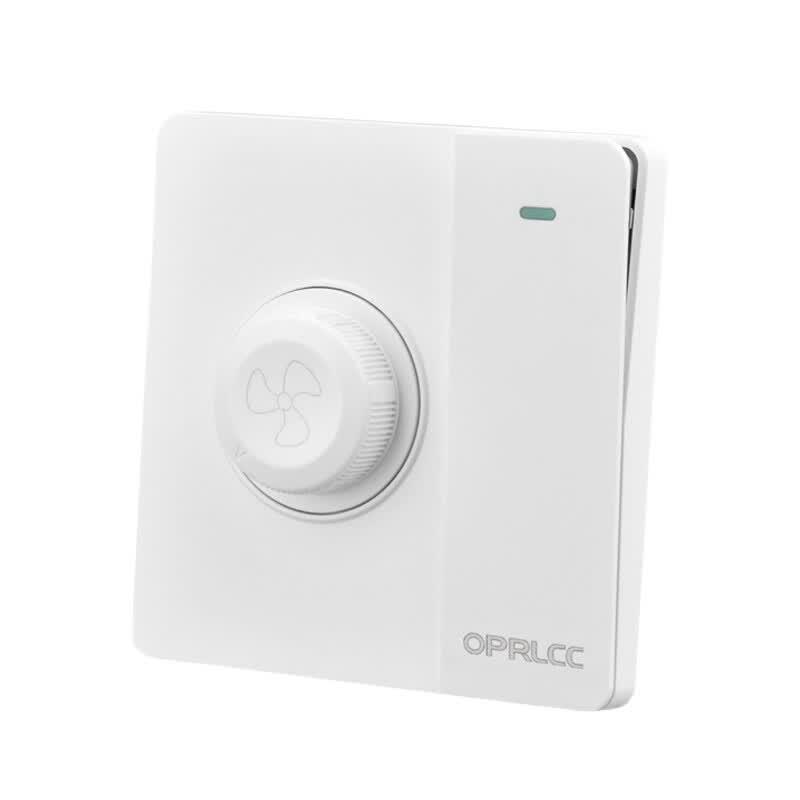 OPRLCC 86-Type Flush Mount Fan Speed Controller Switch