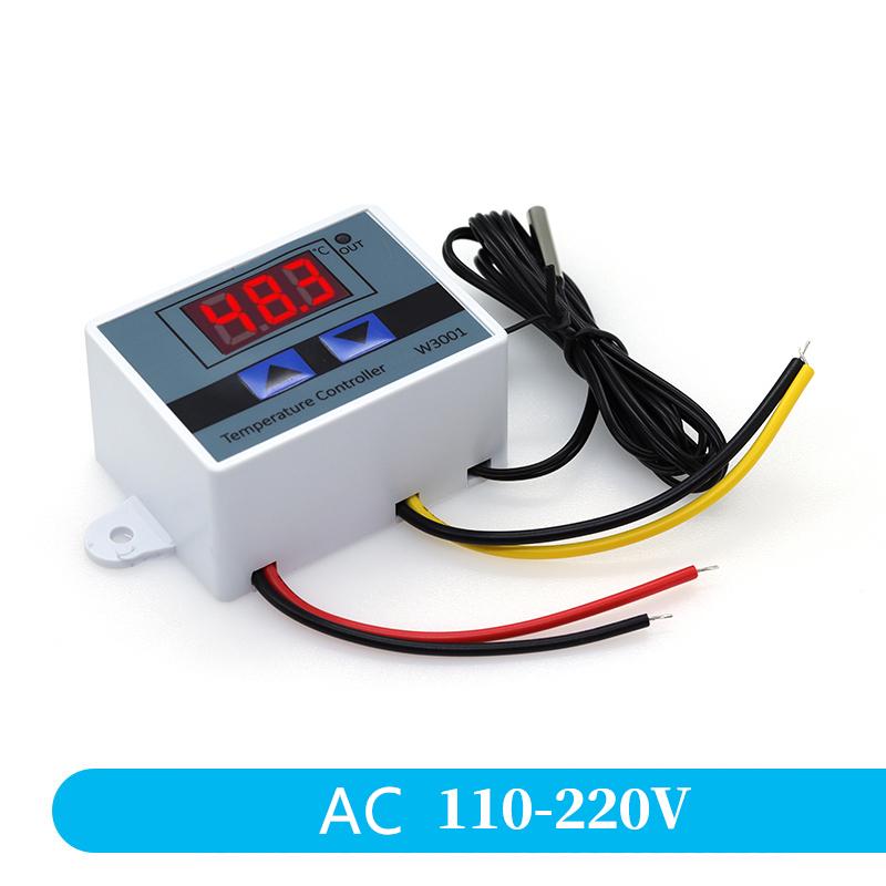 W3001 110V 220V 12V 24V Digital Temperature Controller Thermostat Thermoregulator Aquarium Incubator Water Heater Temp Regulator
