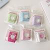 Love Heart Hollow Mini Photocards Holder Butterfly Bow Picture Storage Keyring  Women Girls