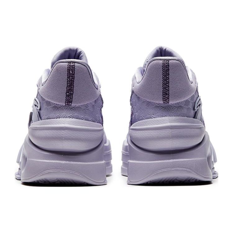 Anta Badass 4 Slip Resistant Durable Mid-Top Sneakers Women Sneakers Purple 122318080-2