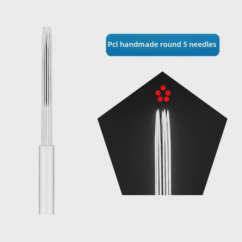 Genuine PCL Handmade Fog and Simple Embroidery Eyebrow Tattoo Needles