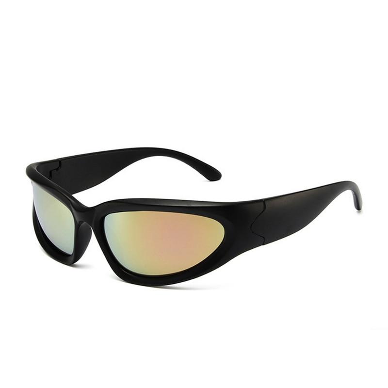 Occhiali da Sole Y2k Punk Lusso Donna Uomo Sport Occhiali da Sole Moda Estate Spiaggia Unisex Specchio Occhiali UV400