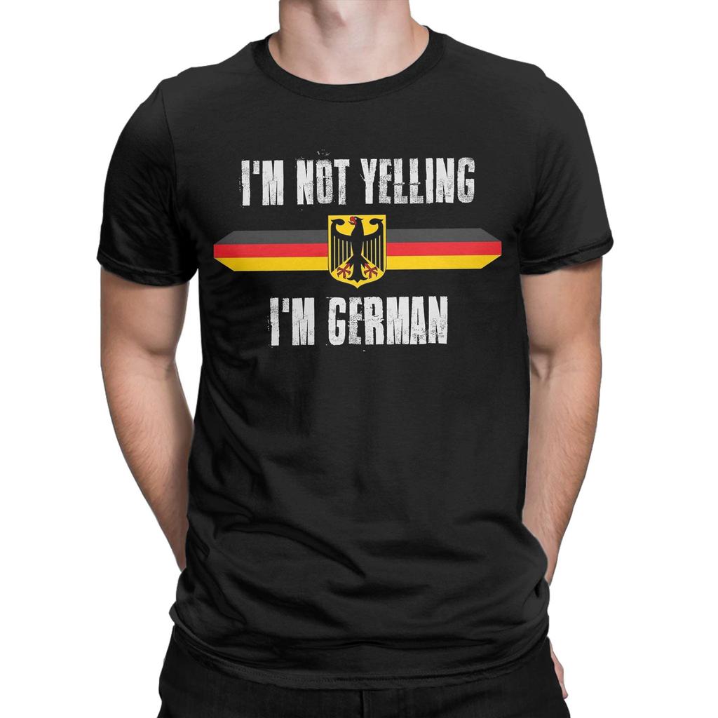 Deutschland Deutschland Deutsche Flagge Herren T-Shirt Lustige T-Shirts Kurzarm Rundhals T-Shirt Reine Baumwolle Große Größen Kleidung
