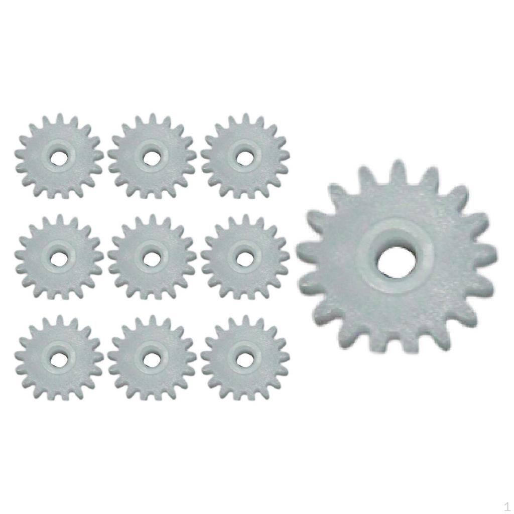 10 Pieces Transmission Gear Electric Train Accessories Single Layer for 1/87