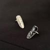 4pcs Versatile Finger Rings Set Adjustable Opening Fingernail Ring Trendy Finger Accessories Office Wear Jewelry