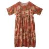 DIMANAF New 2026 Summer Beach Women Plus Size Lady Long Dress Loose Oversize Maxi Floral Print Vintage Cotton