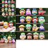 16pcs Crayon Shin Chan Fruit Shape Design Model Ornament Set For Kids And Teens
