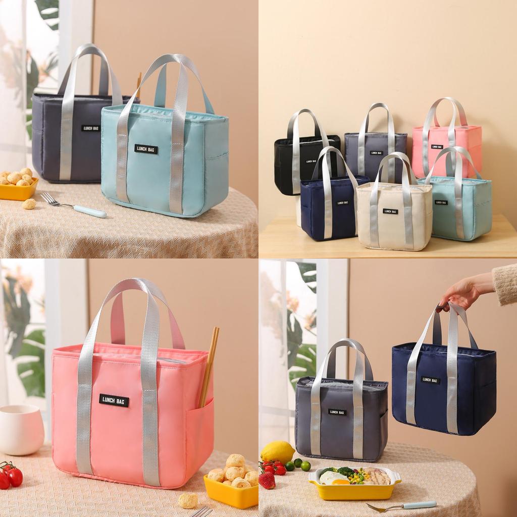 Large Waterproof Lunch Box Carrier With Thermal Insulation For Students And Office Workers