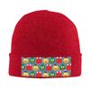 DHMIS Character Pattern Warm Knitted Cap Winter Knit Bonnet Hat Skullies Beanies Hip Hop Caps for Unisex