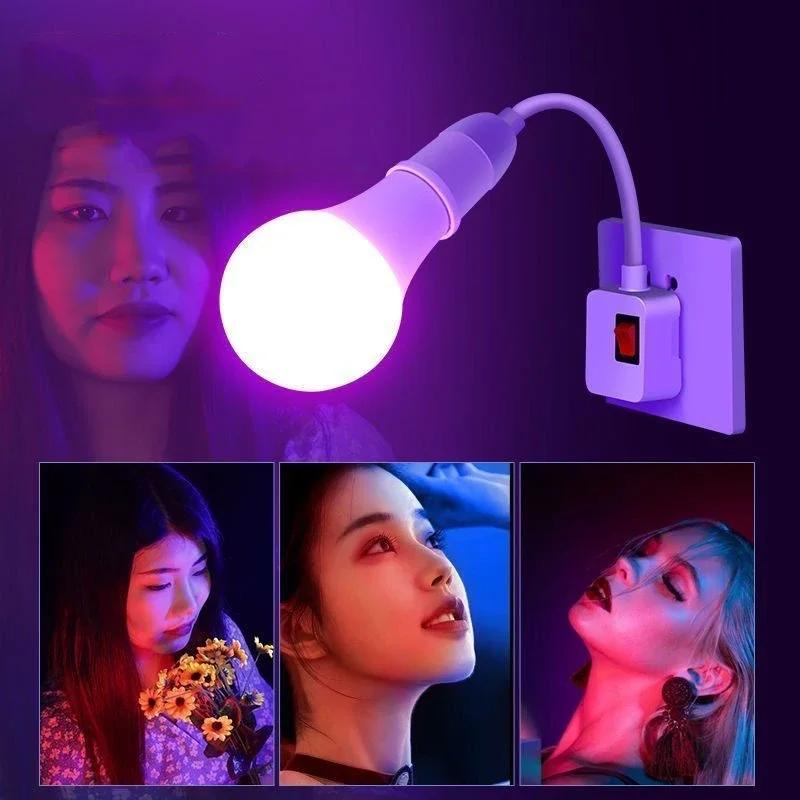 1/2/5/10 KS RGB 220V LED žiarovka Diaľkové ovládanie E27 Žiarovka Stmievateľná Smart Life Izbové Párty svetlo Vianočné ambientné osvetlenie