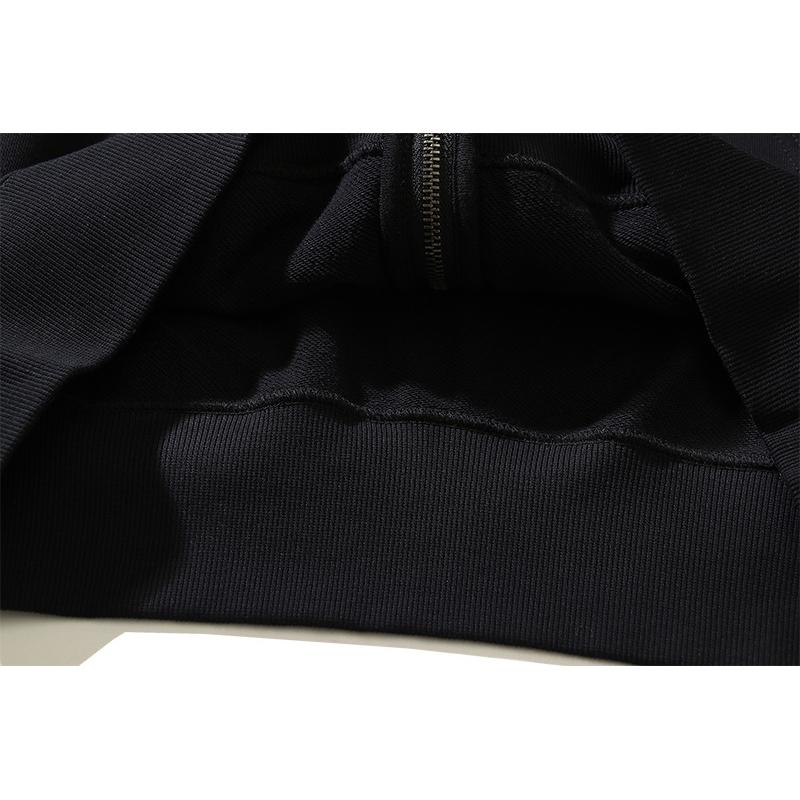 146 Off-White 2025 Herbst und Winter Neu OW Bemalter Palmenprint Herren- und Damen-Kapuzensweatshirt mit Reißverschluss