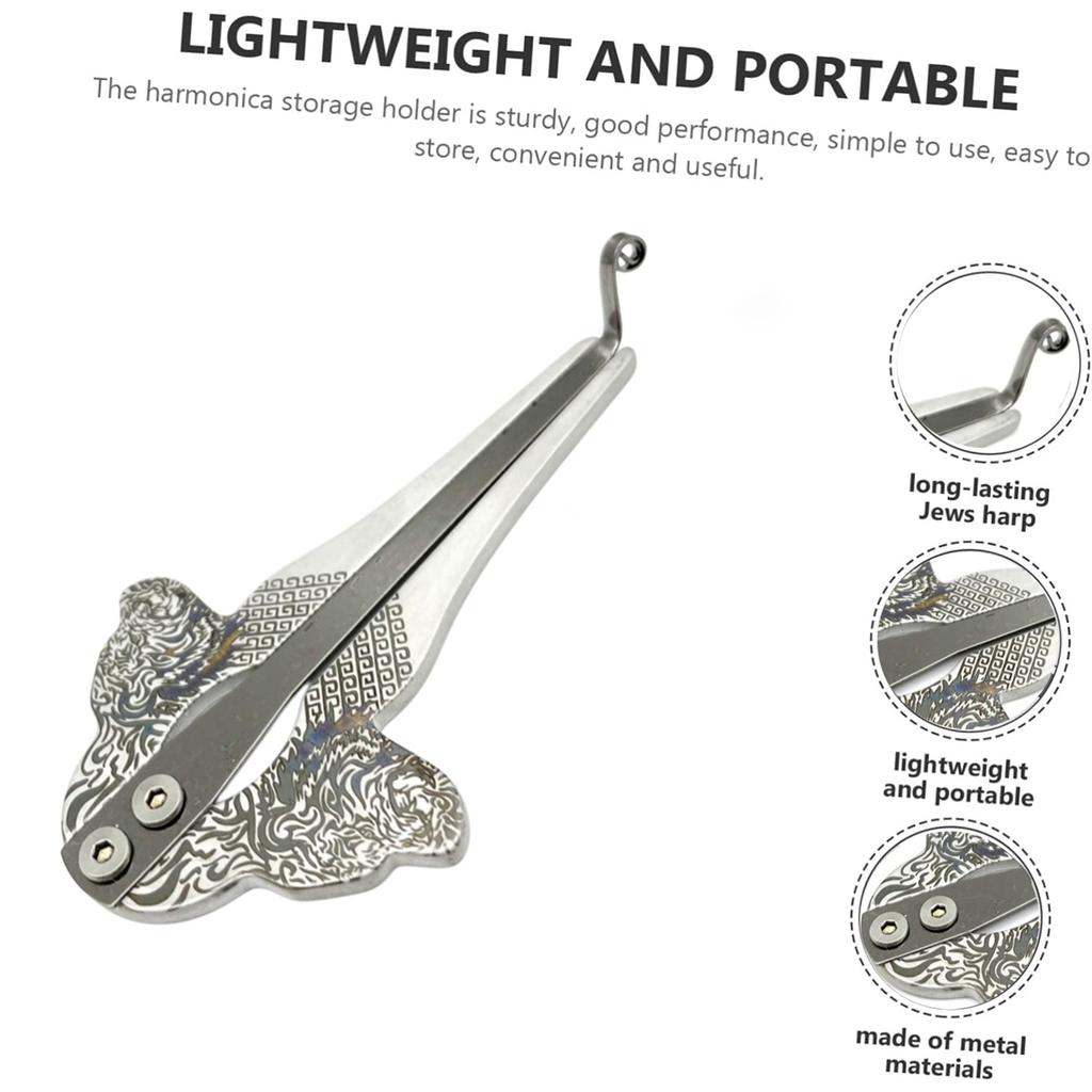 Ethnic Russian Mouth Harp Folk,Jews Harp Musical Instrument Mouth Jaw Harp for Adults Musical Exploration And Improvisation