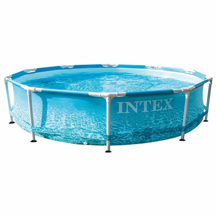 Intex piscine hors sol sans pompe 28206np beachside 305 x 76 cm