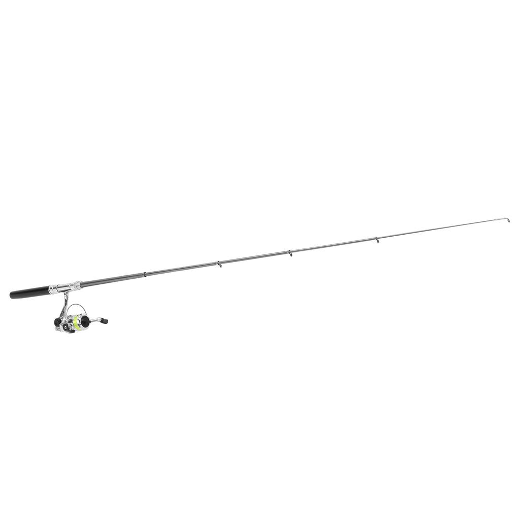 Portable   Pen Shape Fishing Rod Pole   Retractable Fishing Rod with Reel Wheel