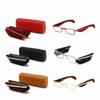 Compact Flip Box Folding Reading Glasses High-end Metal Presbyopia Glasses Ultra Light Unisex Eyewear for Men Women