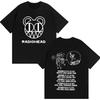 Radiohead Tour 2026 Merch Fashion T Shirts Mens Womens Aesthetic Short Sleeves Harajuku Pure Cotton Casual Hip Hop Streetwear