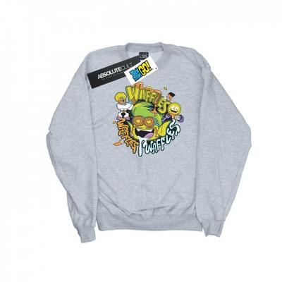 Mens Teen Titans Go Waffle Mania Sweatshirt