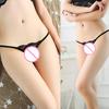 G-String Crotchless Sexy Women Low Underwear Bow Lace  Elastic
