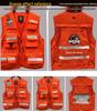 Custom Emergency Rescue Reflective Vest with Logo for Red Cross, Volunteer, and Communication Liaison