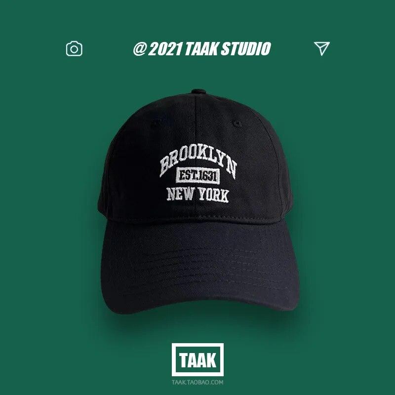 

Baseball Hat Women s Spring And Summer, Korean Version, Ins Street, Burgundy Letter Embroidery, Cap, Summer Men Adjustable&Adult чёрный