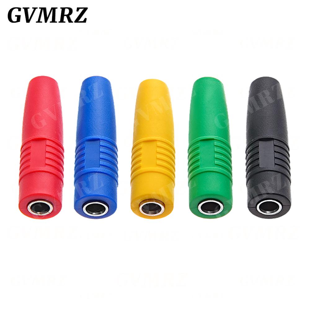 5PCS Brass 4mm Insulated Banana Female Jack Plug Wire Solder Connector