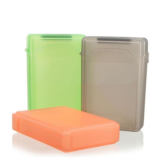 Armazenamento de Disco de Unidade de Polegada IDE à Prova de Poeira Plástico SATA HDD Caixa Case Capa Rígida