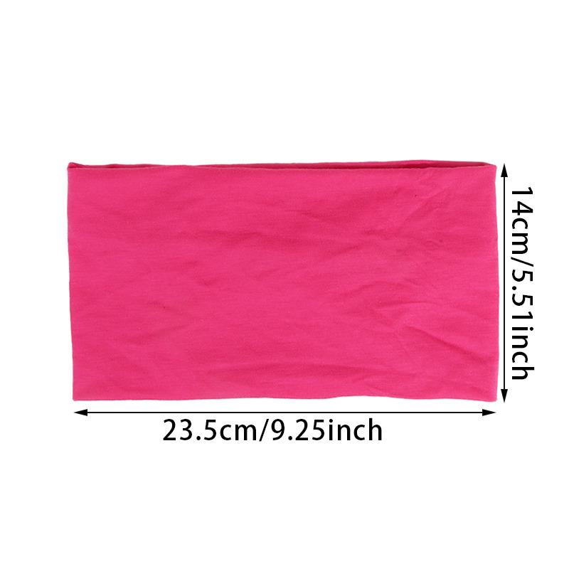 Extra breite Stirnbänder für Damen Dehnbare Kopfwickel Boho-Kopfband Damen-Haarband Turban Trainings-Haarband Zubehör