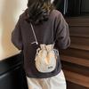 Popular Lightweight Fashion Mobile Phone Bag Spring and Summer New Trend Drawstring Messenger Bag Simple Small Satchel Mini