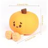 2024 Cute Pumpkin Night Light, Touch Lamp with 3 Brightness Levels, Soft Silicone Rechargeable Warm Light for Women and Kids