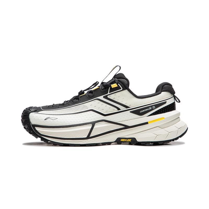 Li Ning Outdoor CF Tracing, Xingchuan 2 Удобные и модные с поддержкой, светоотражающие, с отдачей, низкие, для хайкинга, унисекс AHTW003-7 41