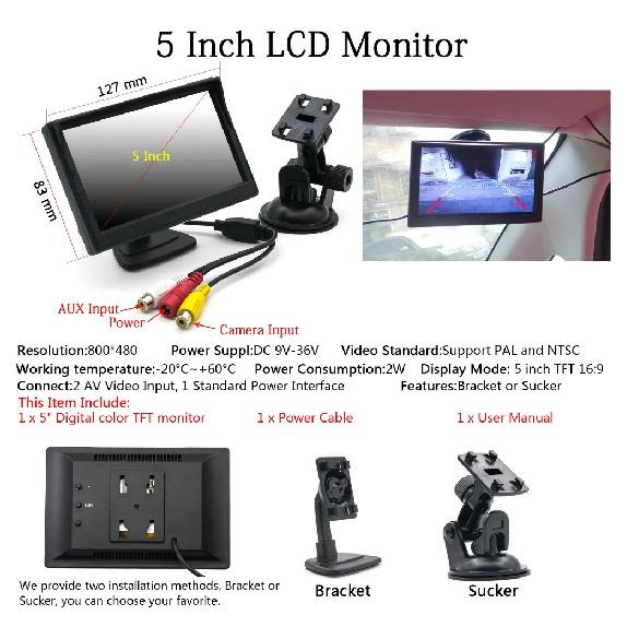AHD 1280*720P Vehicle Rear View Camera For Kia Ceed SW JD 2012-2018 5-door station wagon Car Backup Parking Mirror Monitor