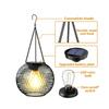 Solar Lanterns Outdoor Waterproof Hanging Solar Lights Upgraded Brighter Auto On/Off Lighting for Yard Patio Pathway Porch Garden Landscape Decoration