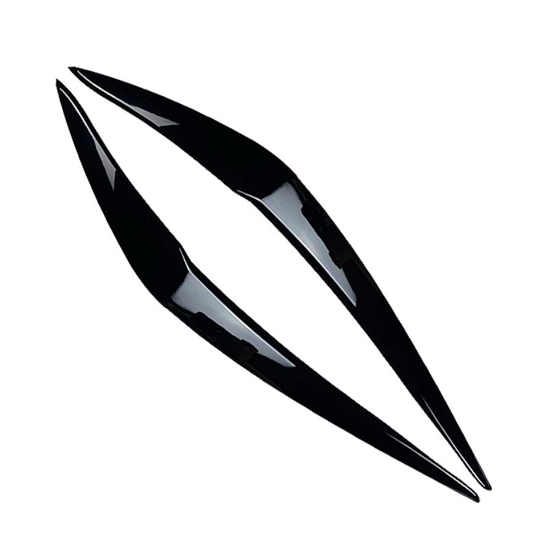 1Pair Car Front Headlight Eyebrow Eyelid Cover Accessories For BMW 1 Series F20 Late 118i 120i 2015 2016 2017 2018