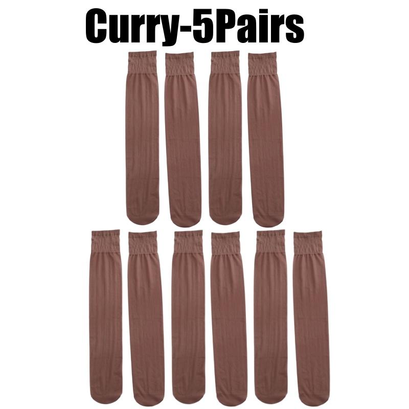 Ultra Thin Sheer Leg Socks Women Thigh High Stockings Mid Calf JK Summer Lightweight Breathable Fashion Footwear Airy Wear