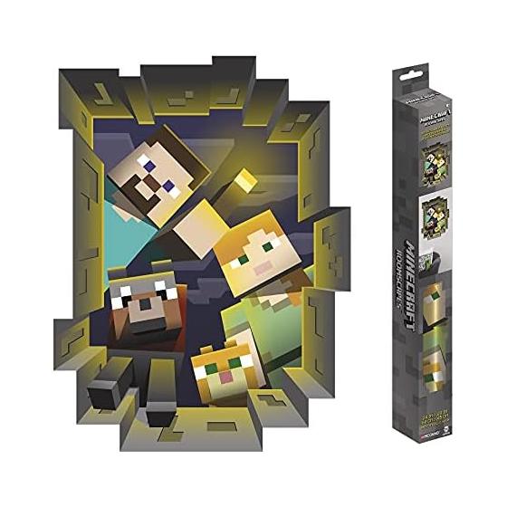 Trends International RoomScapes Minecraft Caved In 18  x 24  Wall Decal