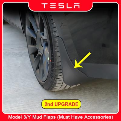 Para Tesla Model 3 Y 2023 2022 Para-lamas Sem Furos Guarda-lamas Protetor de Para-choque Dianteiro Traseiro para Carro