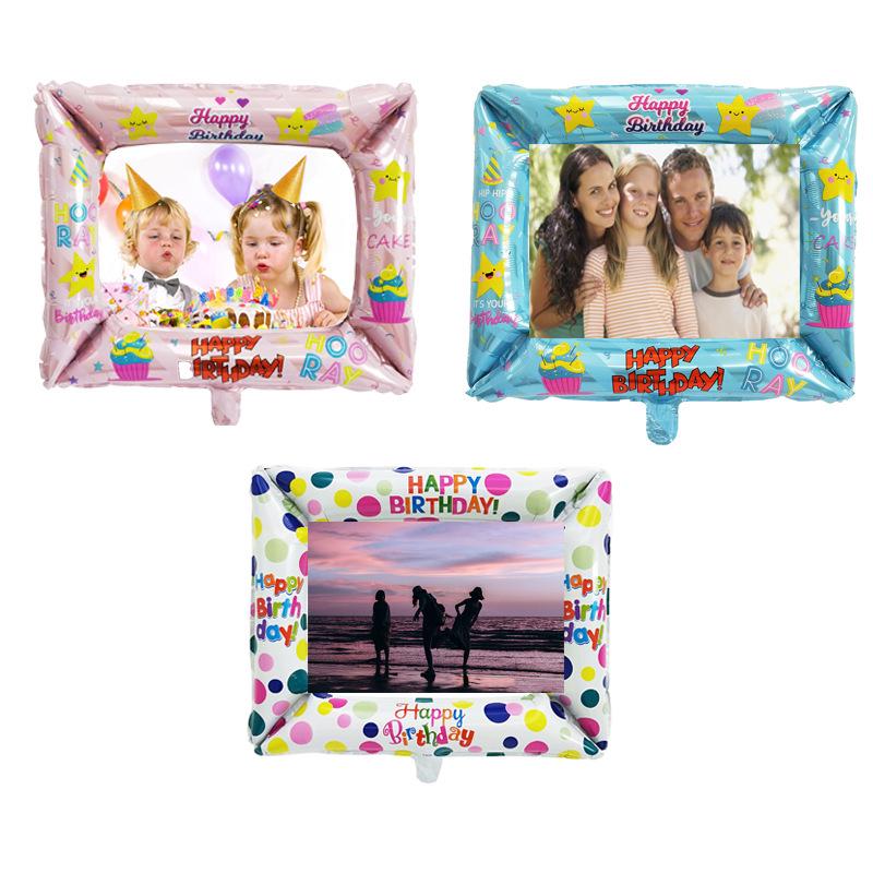Trendy Kids' Photo Frame & Party Props Set: Birthday Decor, Picnic Hat & Glasses