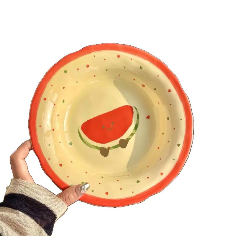 Underglaze Ceramic Dinner Plate